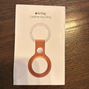 Apple AirTag Leather Key Ring